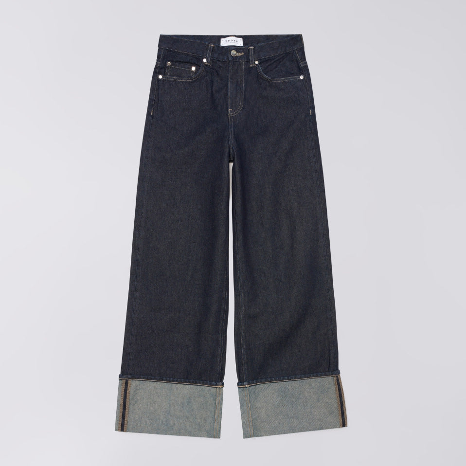 W' Bonnie Pant - Blue (Rinsed)