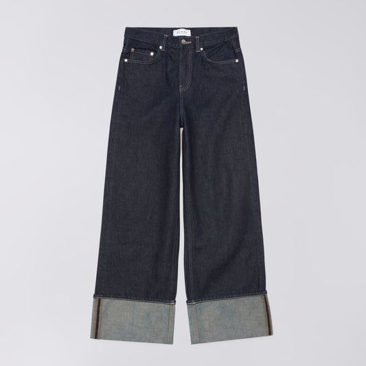 W' Bonnie Pant - Blue (Rinsed)