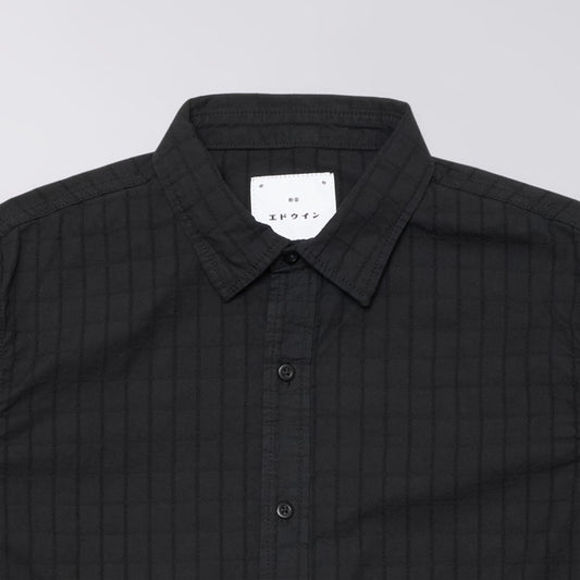 Sebastian L/S Shirt - Black (Garment Dyed)