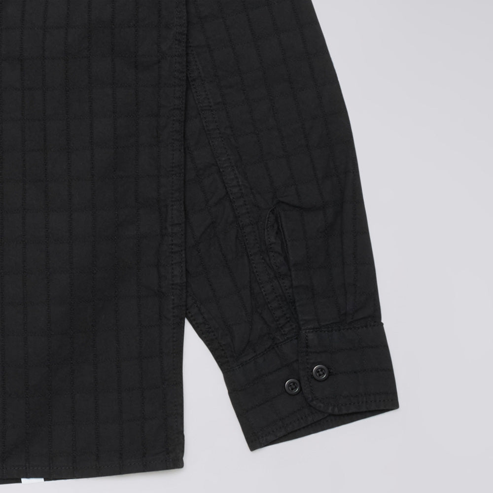 Sebastian L/S Shirt - Black (Garment Dyed)