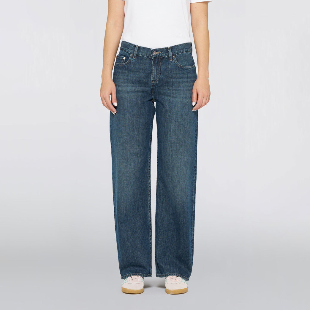 Women's Lexie Pant, Menlo Blue Denim 12.5oz- Blue diopside wash