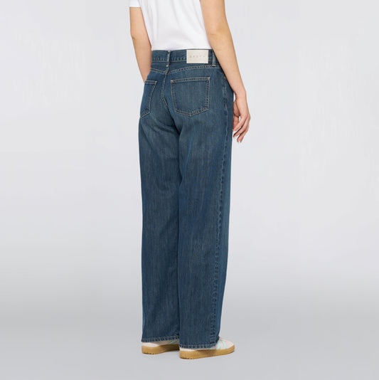 Women's Lexie Pant, Menlo Blue Denim 12.5oz- Blue diopside wash