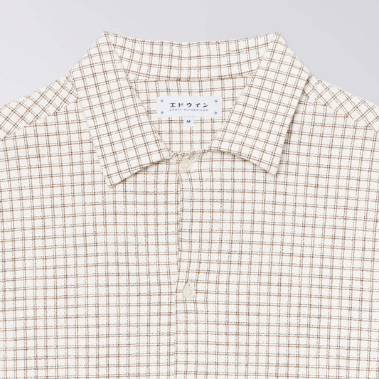 Zed SS Shirt - White / Brown