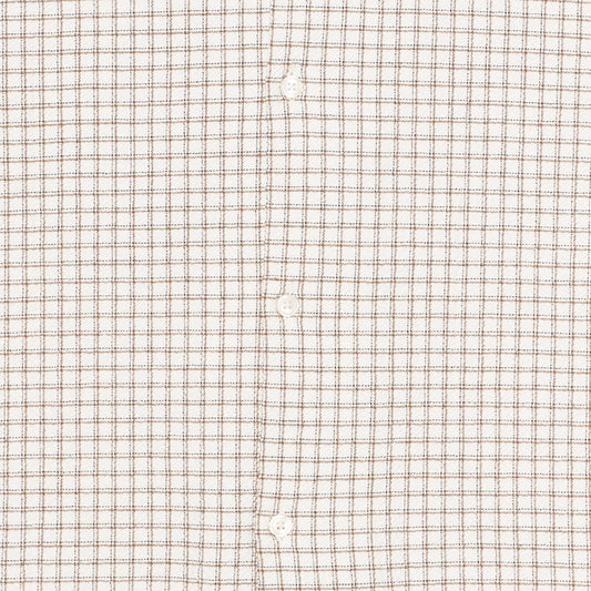 Zed SS Shirt - White / Brown