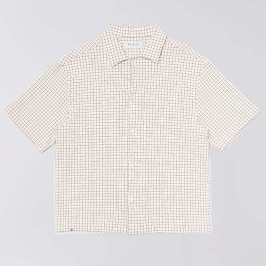 Zed SS Shirt - White / Brown