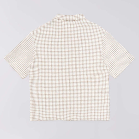 Zed SS Shirt - White / Brown