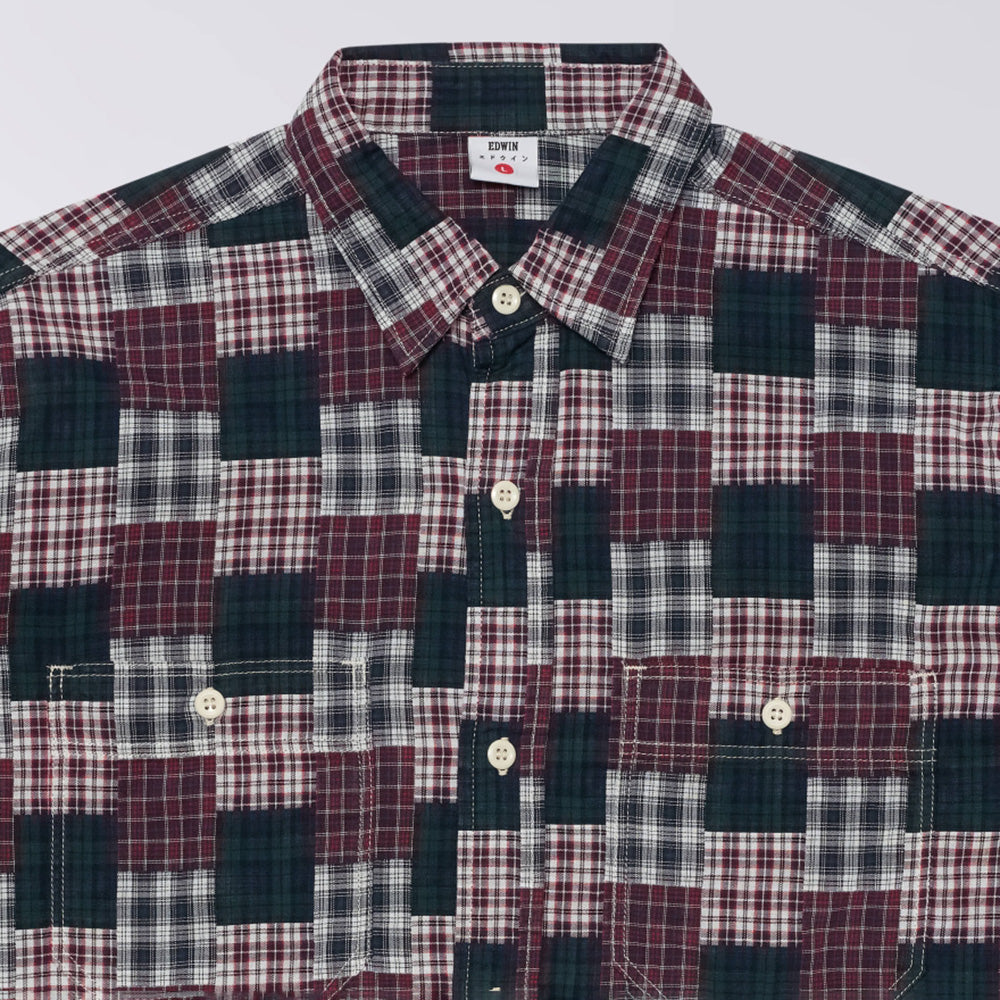 Work Shirt - Green / Red