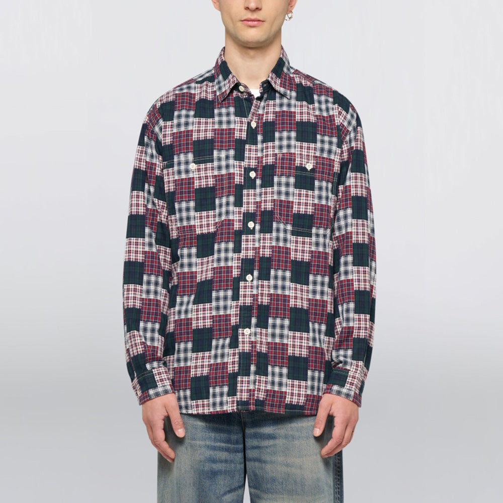 Work Shirt - Green / Red