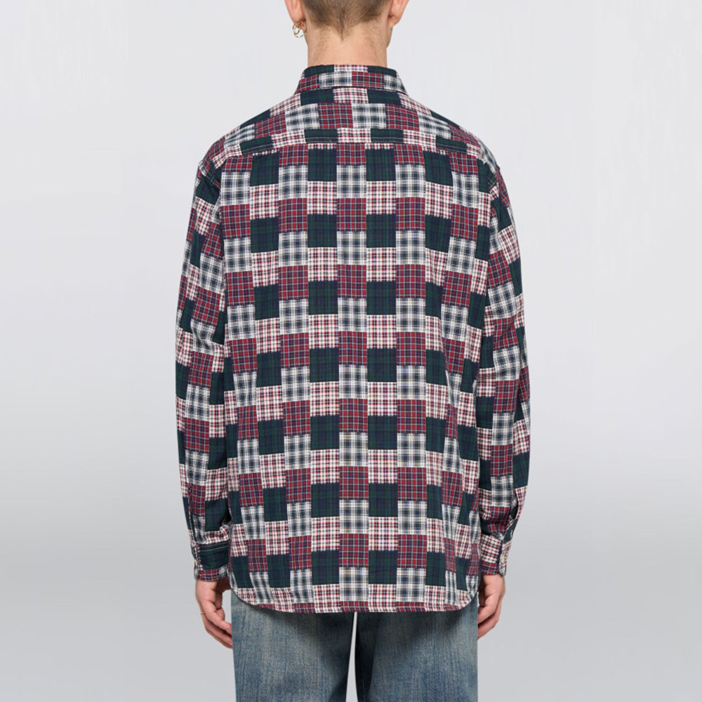 Work Shirt - Green / Red