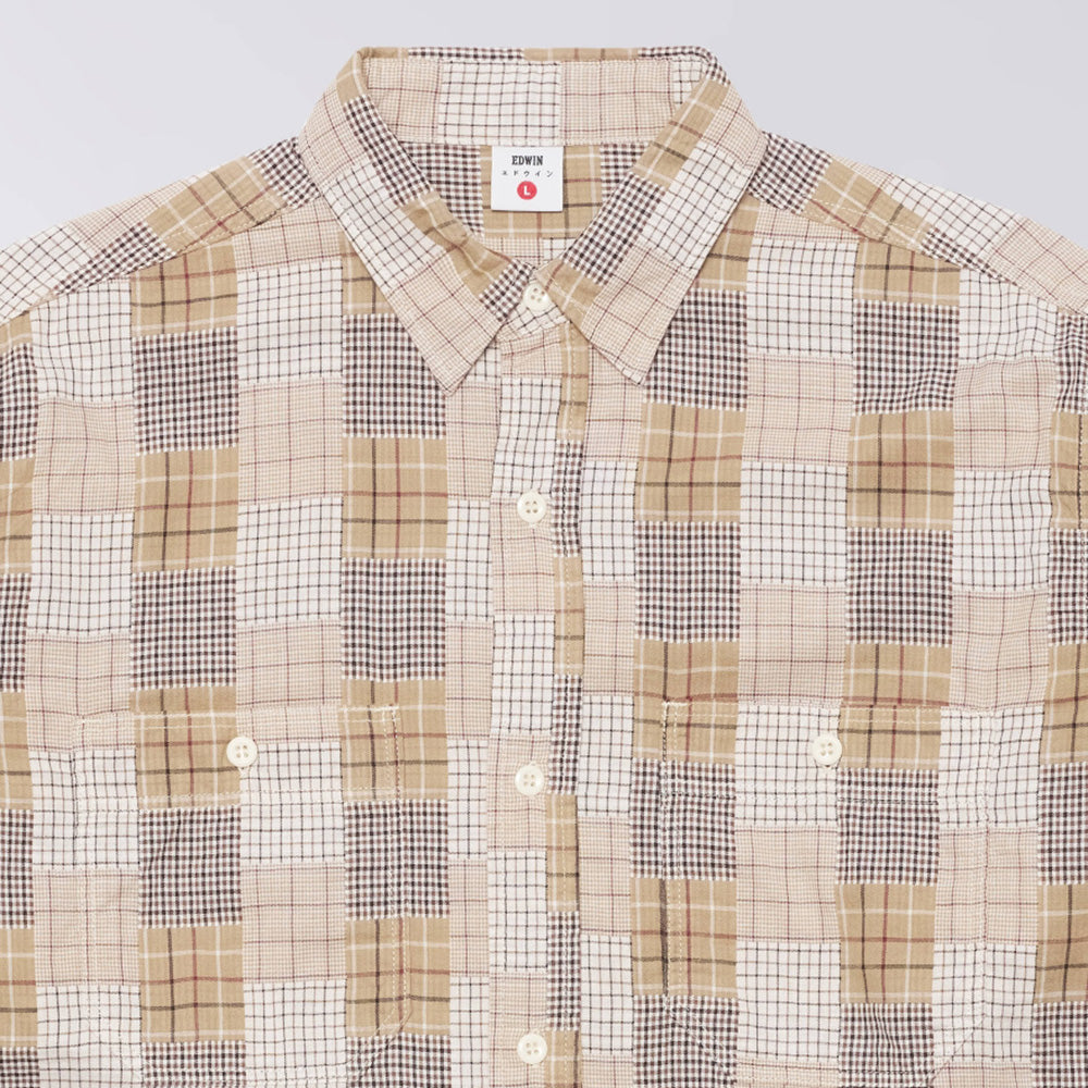 Work Shirt - Beige / Brown
