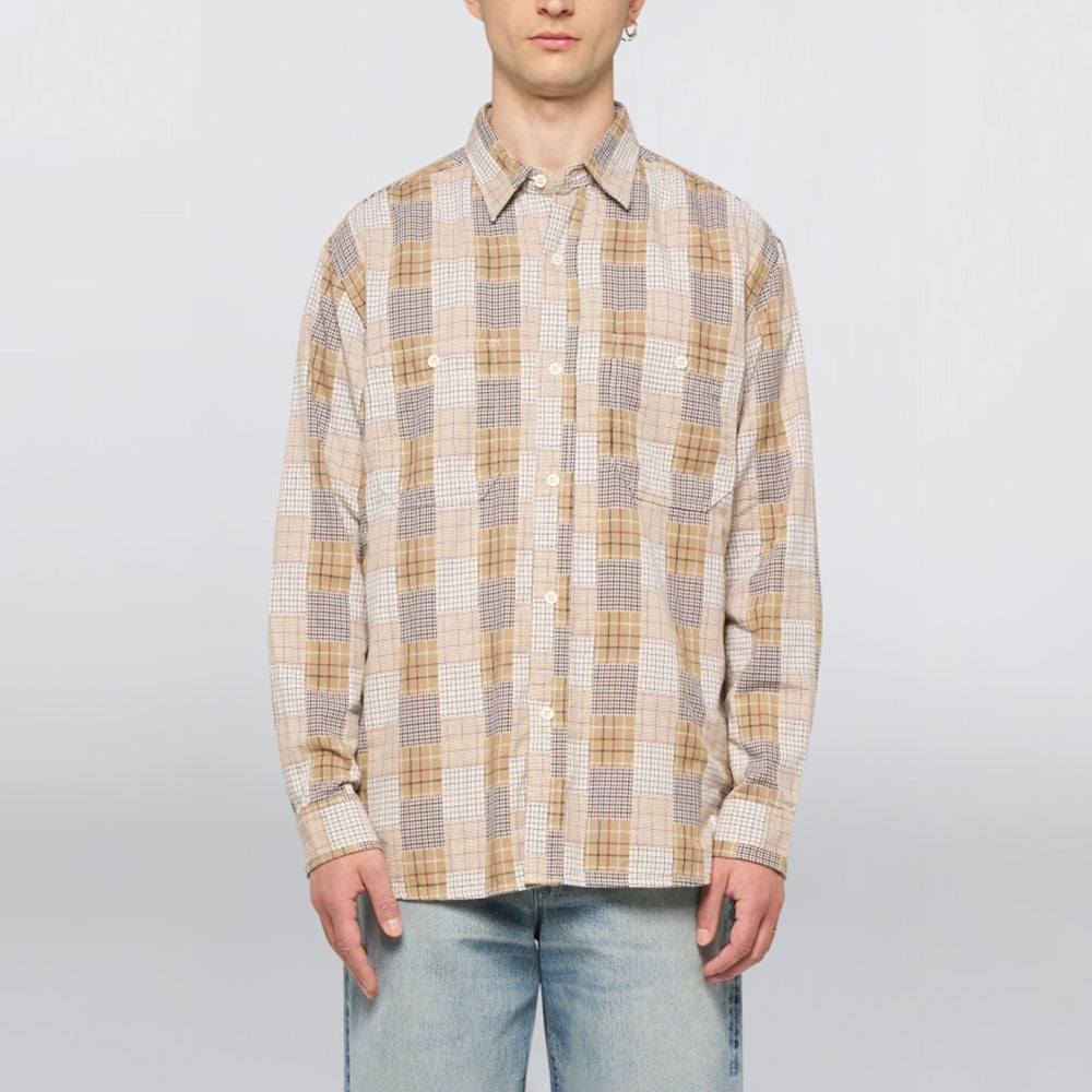 Work Shirt - Beige / Brown