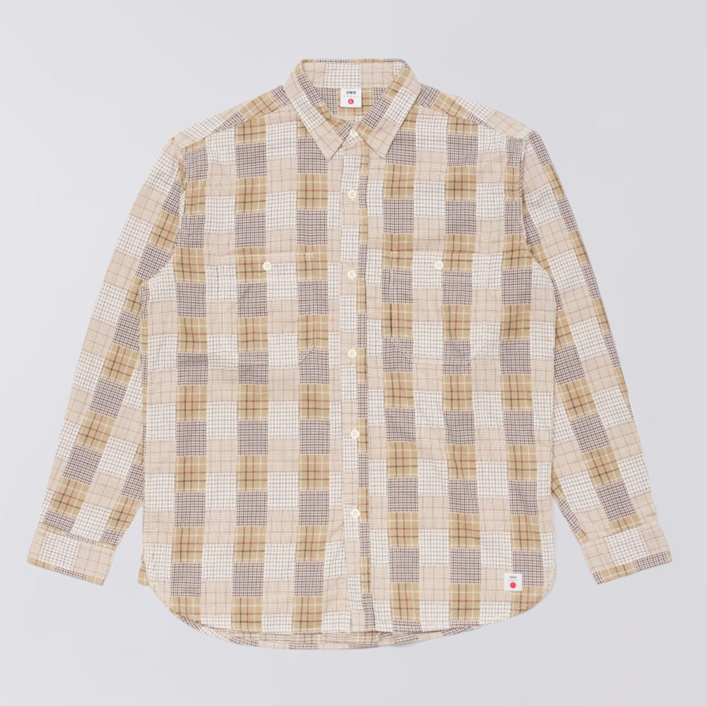 Work Shirt - Beige / Brown