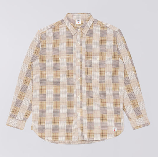 Work Shirt - Beige / Brown