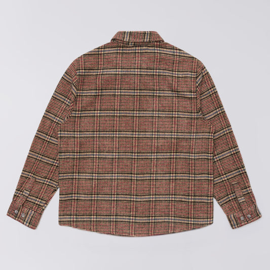 L/S Julius Shirt - Burgundy/Blue