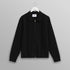 Lennox Zip Polo, Milano Ripple Stripe - Black
