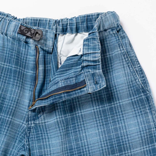 Lagoon Short - Denim Plaid