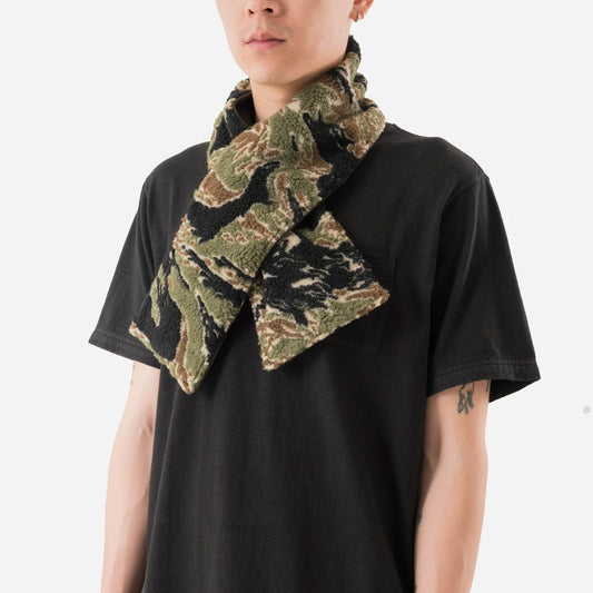 7160 Bonsai Tigerstripe Scarf Mint Gold