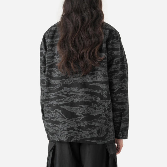 7147 Bonsai Tigerstripe L/S Utility Shirt Subdued Night