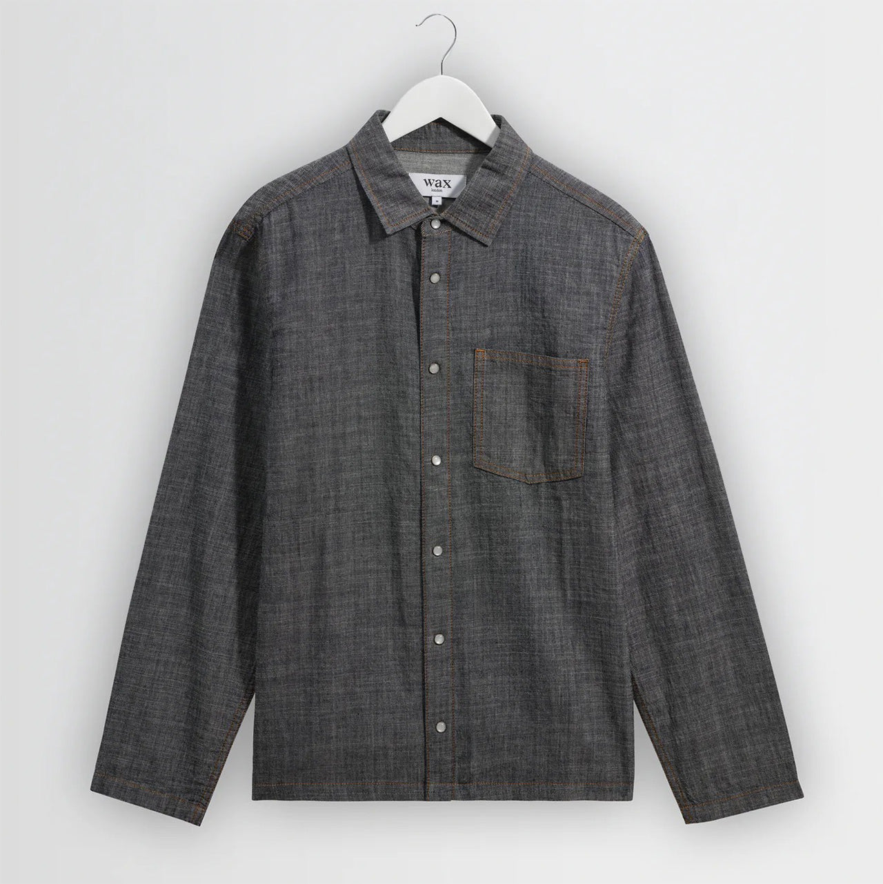 Manilla L/S Chambray Shirt - Washed Indigo