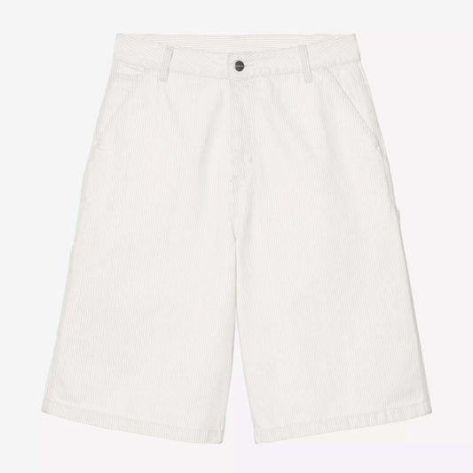 W' Mercer Single Knee Short - Mercer Stripe, Graphite/Wax Bleached