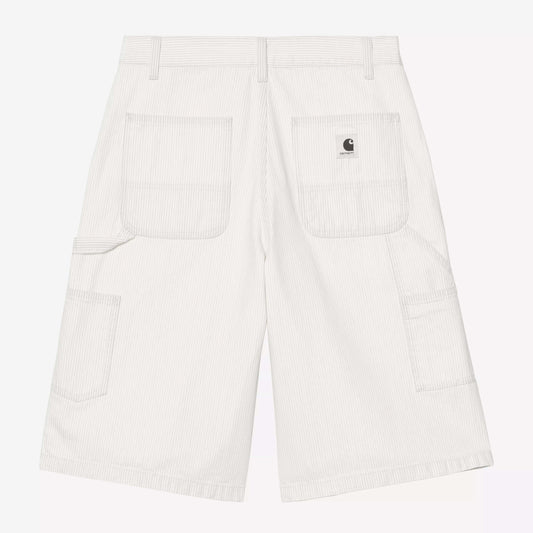 W' Mercer Single Knee Short - Mercer Stripe, Graphite/Wax Bleached