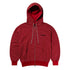 Mini Problemo Stripe Zip Hoodie - Red