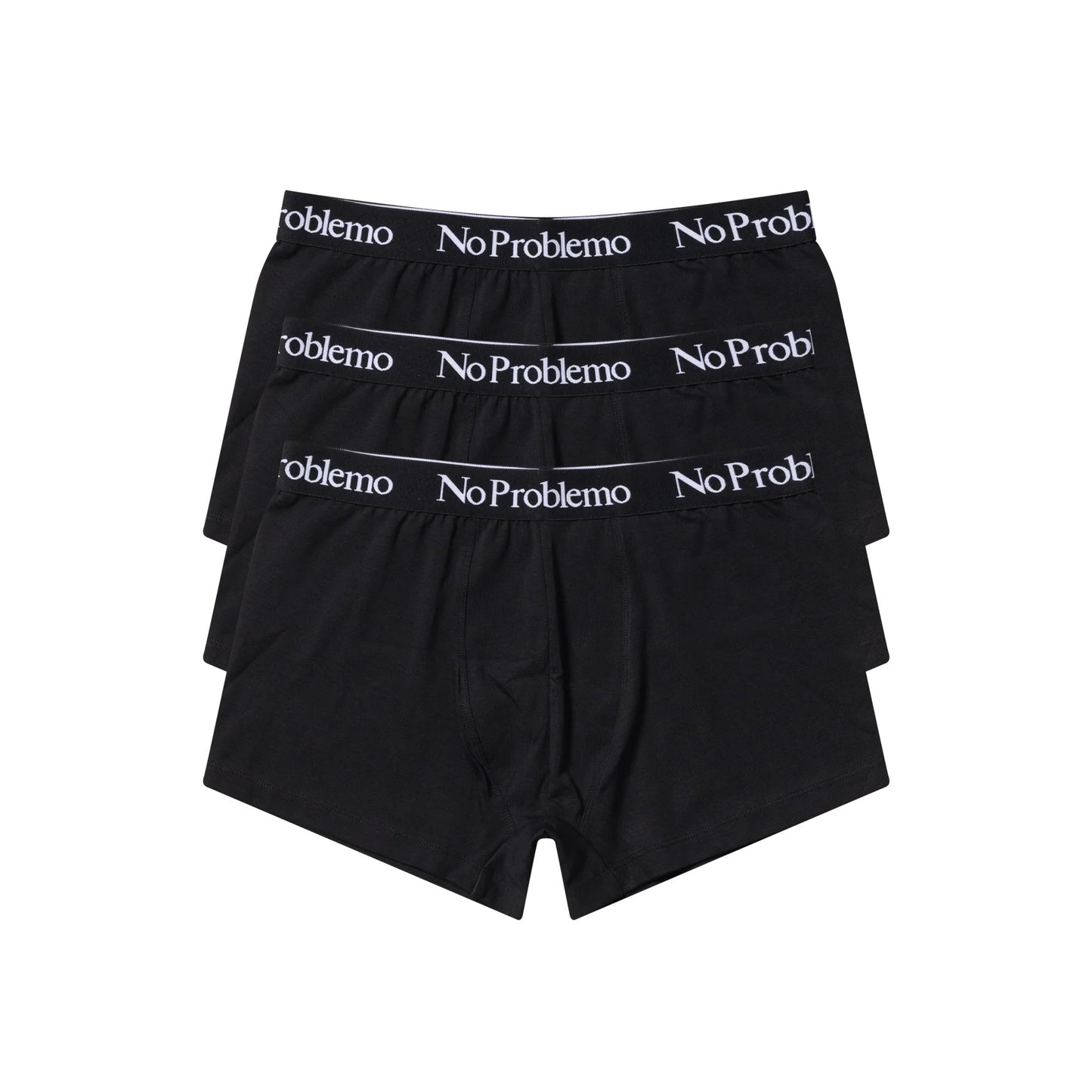 No Problemo Boxer Briefs Multi Pack - Black