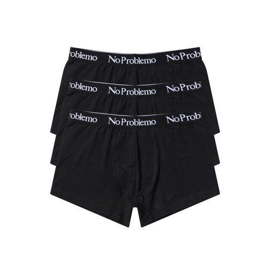 No Problemo Boxer Briefs Multi Pack - Black