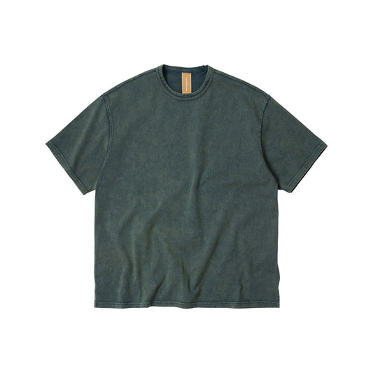 OG Vintage Dyeing Half Tee - Dark Green