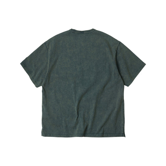 OG Vintage Dyeing Half Tee - Dark Green