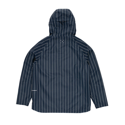 Pinstripe Oracle Jacket - Navy / White