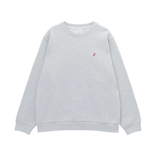 One Point Crew Sweatshirt - Heather Grey