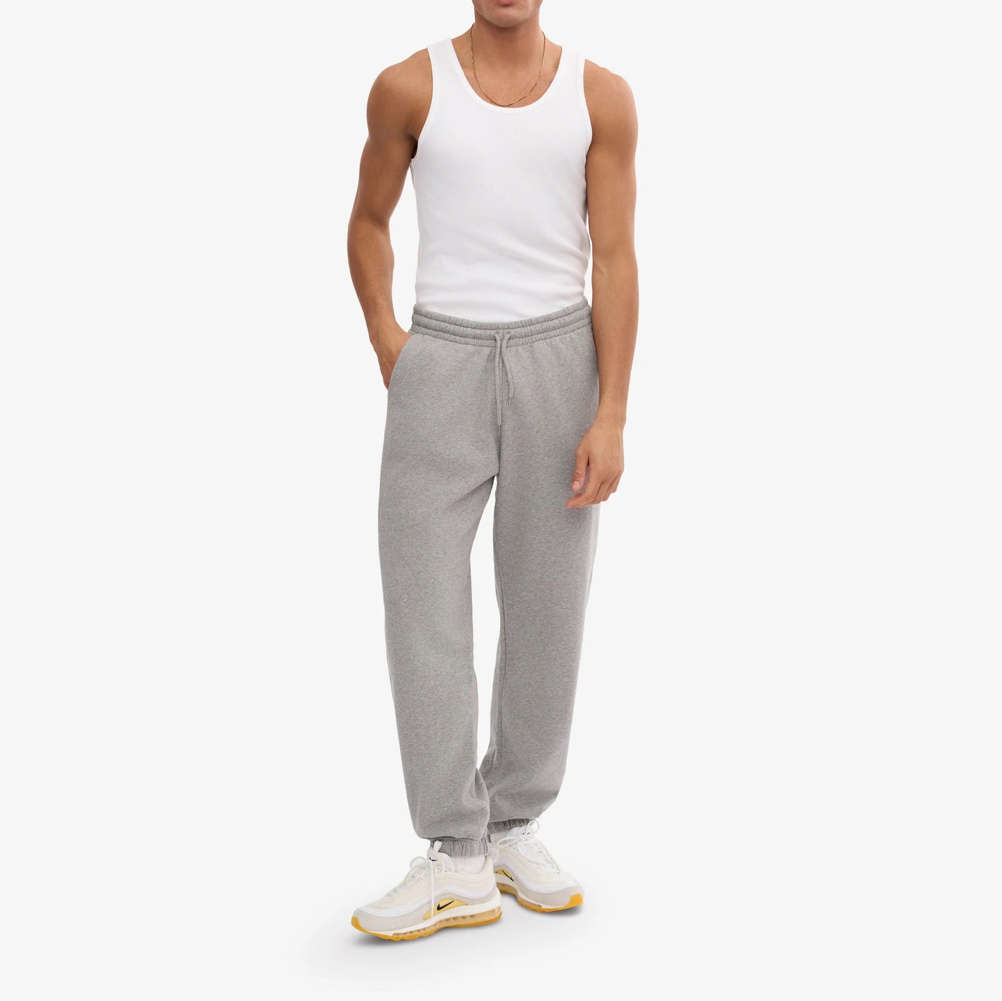 Organic Sweatpants - Heather Grey