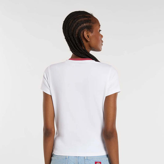 W' Plainville Ringer Tee - White