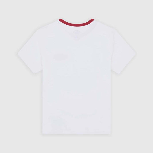 W' Plainville Ringer Tee - White