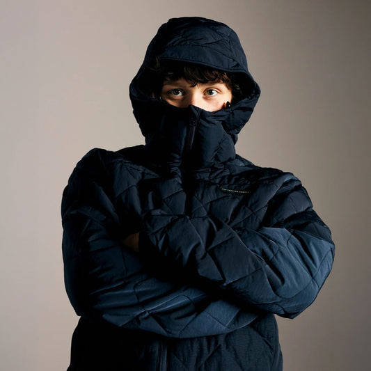Quilted Jacket - Navy
