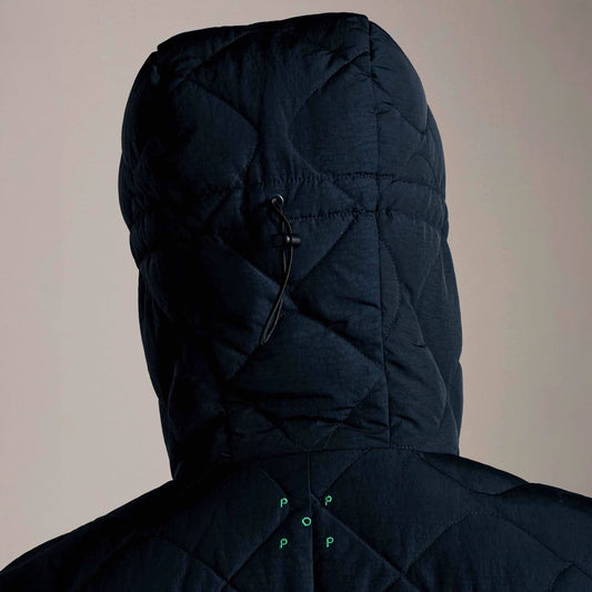 Quilted Jacket - Navy