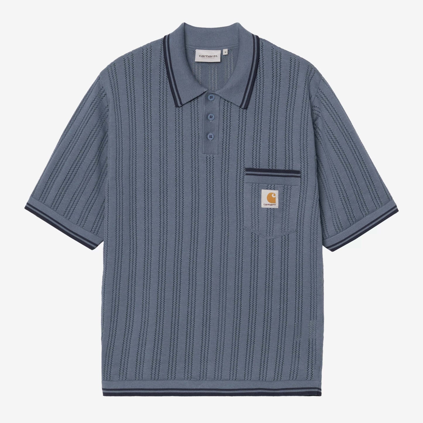 S/S Ramsey Polo - Velvet Blue / Deep Night