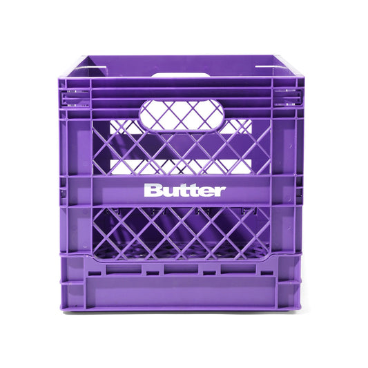Collapsible Record Crate - Purple