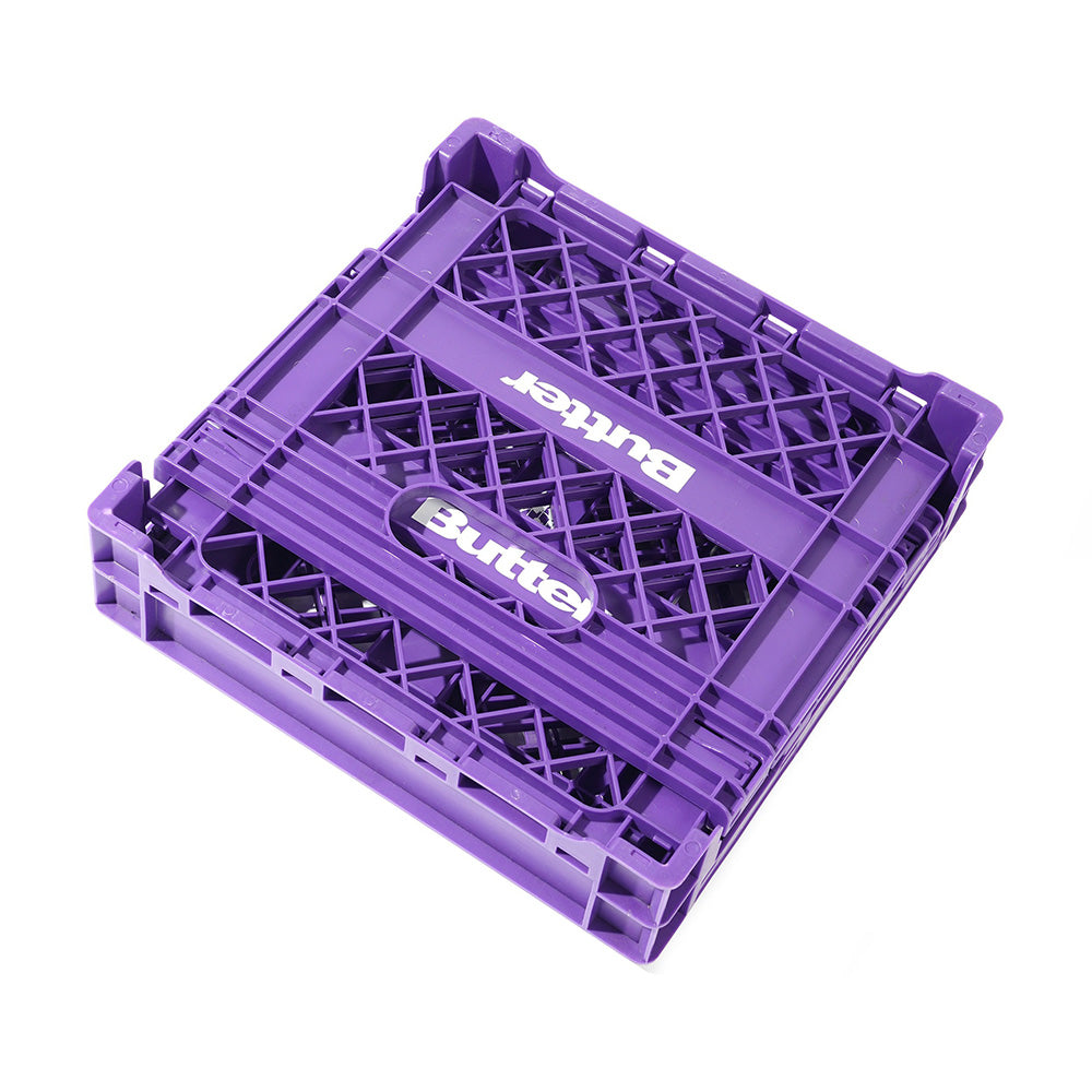 Collapsible Record Crate - Purple