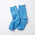 Double Face Crew Socks - Blue