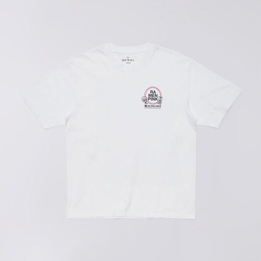 Ramen Pink T-Shirt - White
