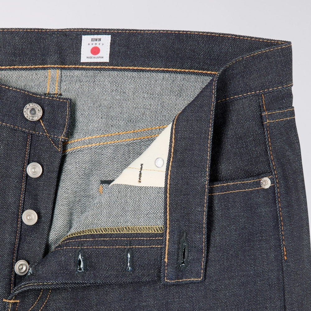Regular Tapered Jeans, 14oz Kurabo Recycled Red Selvage - Blue Unwashed