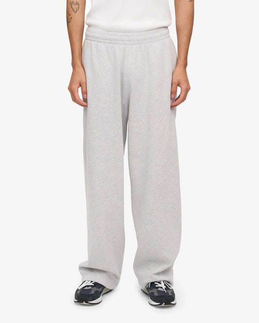 Organic Straight Leg Sweatpants - Snow Melange