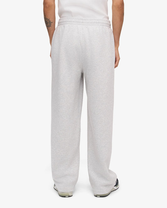 Organic Straight Leg Sweatpants - Snow Melange
