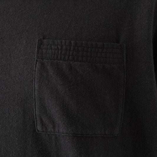 7209 Cotton Hemp SS T-Shirt - Black