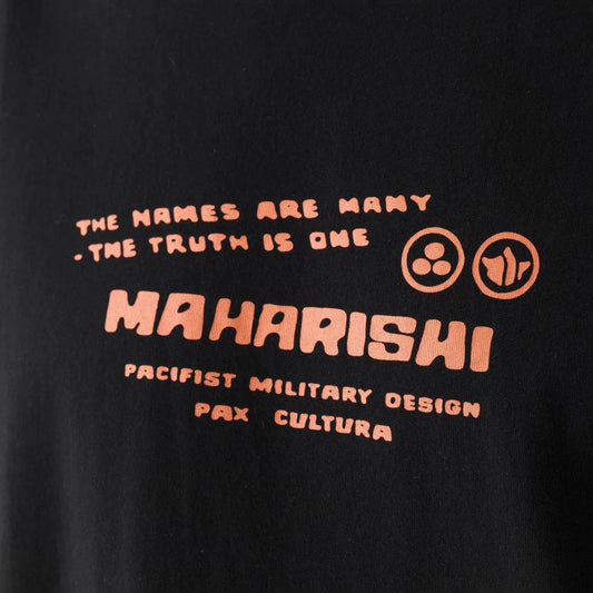 7262 Japanese Menko Card T-Shirt - Black