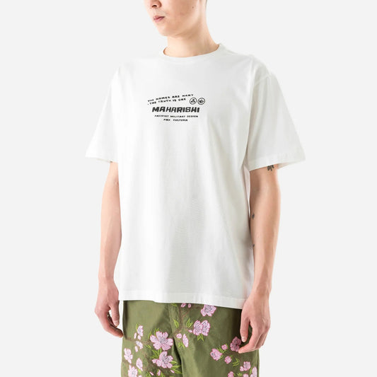 7262 Japanese Menko Card T-Shirt - White