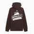 Peak Hooded Sweatshirt - Deep Brown