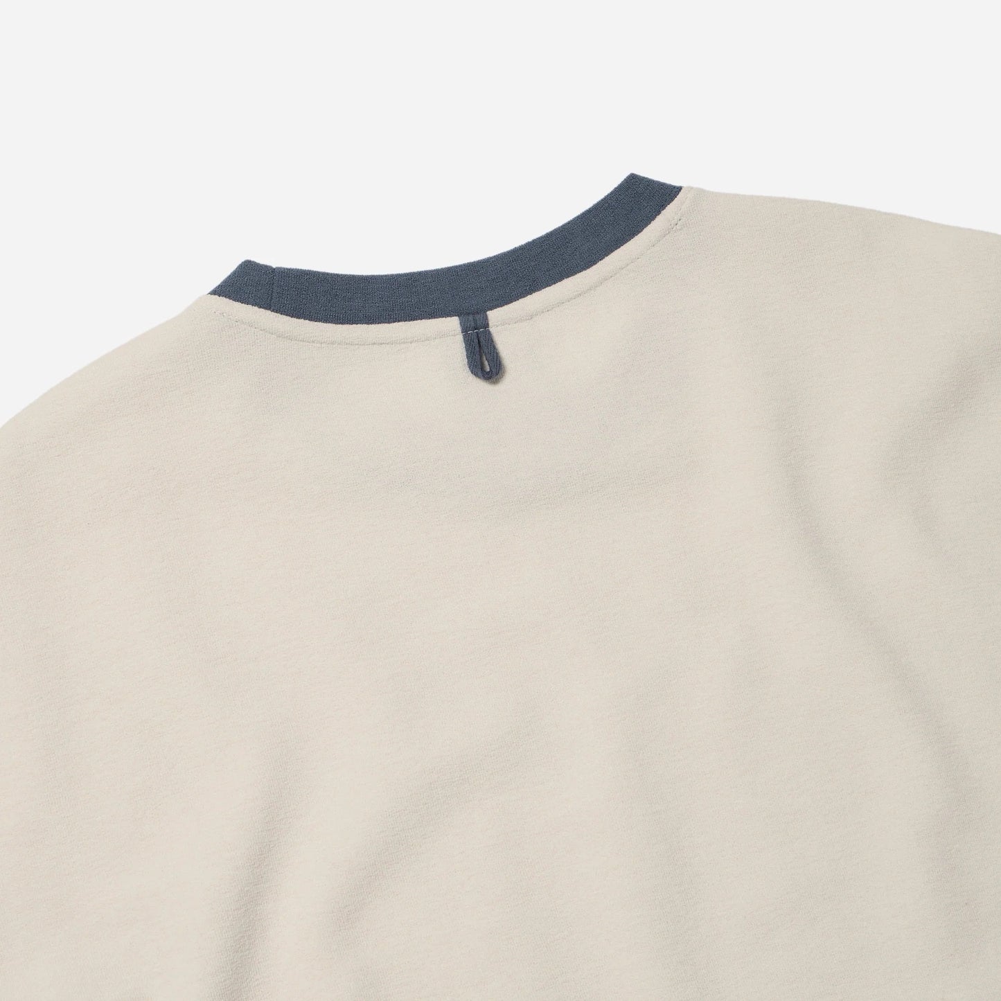 Terry Ringer Half Tee - Cream